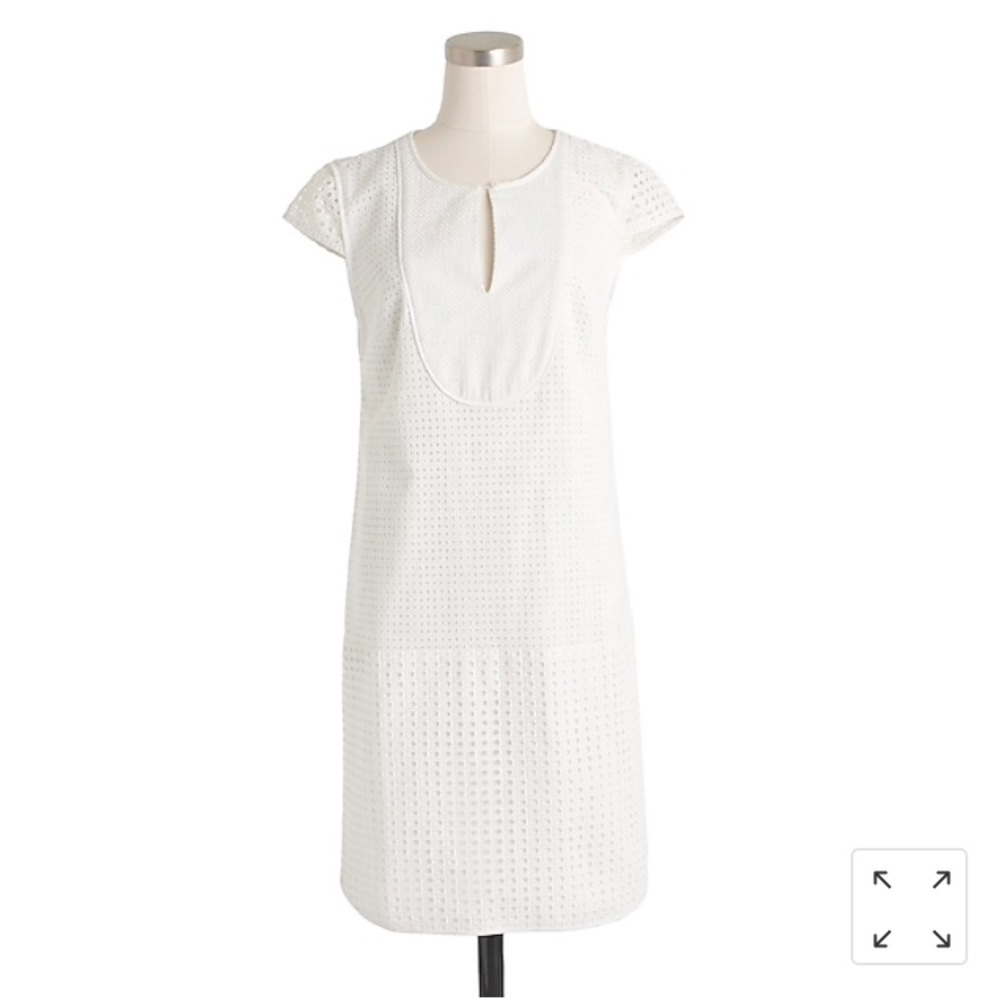 J.Crew Triple Eyelet Shift Dress
